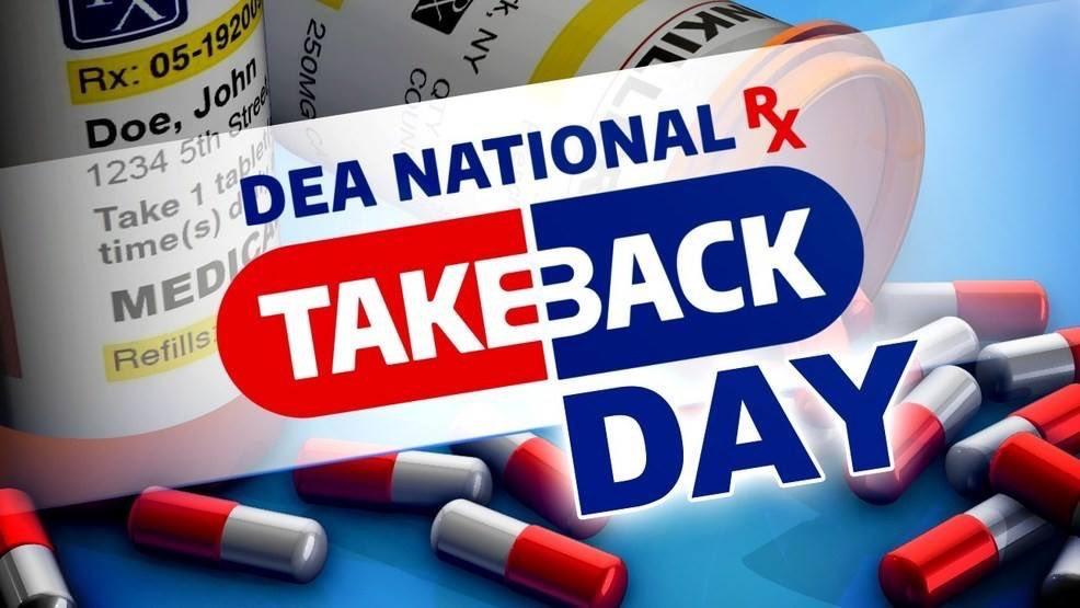 DEA National Rx Take Back Day graphic